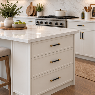 Cocina Slim Dove White Shaker 10x10