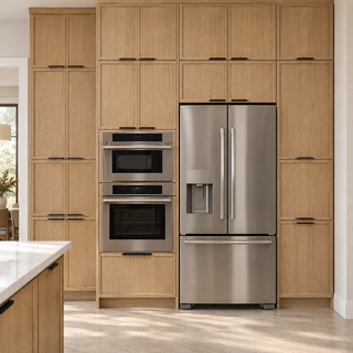 Slim White Oak Shaker 10x10 Kitchen