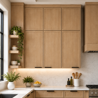 Slim White Oak Shaker 10x10 Kitchen