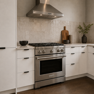 Frameless Matte Ivory Kitchen - homecabinets