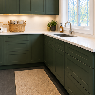 Aston Green Shaker Sample Door