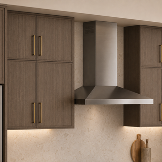 Slim Amber Oak Kitchen - homecabinets
