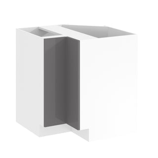 Frameless High-Glossy Gray - 33"W Easy-Reach Base Cabinet