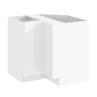 Frameless High-Glossy White - 36"W Lazy Susan Base Cabinet