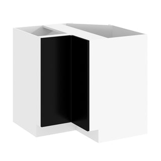 Frameless Matte Black - 36"W Lazy Susan Base Cabinet