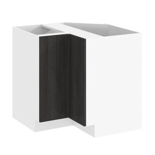 Frameless Oak Shade - 36"W Lazy Susan Base Cabinet