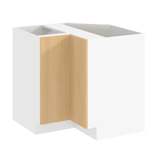 Frameless Oak Blonde - 36"W Lazy Susan Base Cabinet
