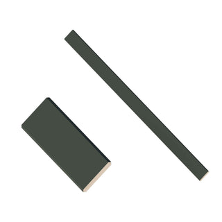 Aston Green - 1-7/8"W × 96"L Angled Crown Molding