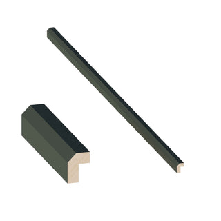 Aston Green - 2"W × 96"L Angled Light Rail Molding