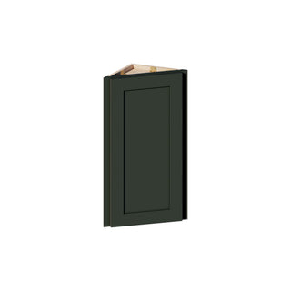Aston Green - 12"W × 30"H Angled-End Wall Cabinet