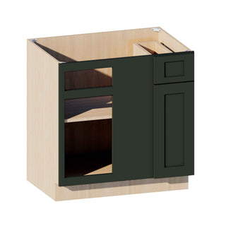 Aston Green - 36"W Blind Corner Base Cabinet