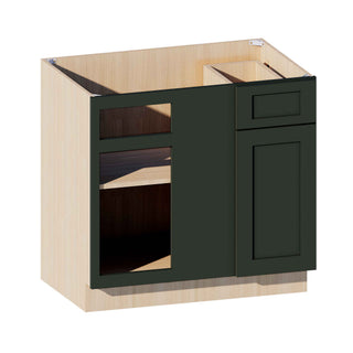 Aston Green - 39"W Blind Corner Base Cabinet