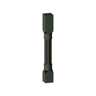 Aston Green - 3"W × 34-1/2"L Fluted Decorative Leg
