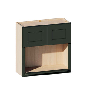 Aston Green - 30"W × 30"H Microwave Wall Cabinet
