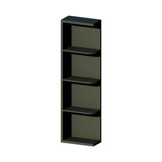 Aston Green - 6"W × 42"H Open Shelf Wall End Cabinet