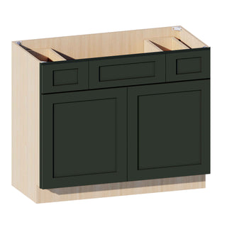 Aston Green - 42"W Centered-Sink Vanity Combo Cabinet