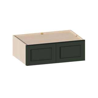 Aston Green - 36"W × 12"H Deep (24") Wall Bridge Cabinet