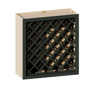 Aston Green - 24"W × 30"H Wine Rack Wall Cabinet
