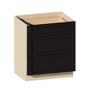 Iron Black - 30"W Drawer Base Cabinet