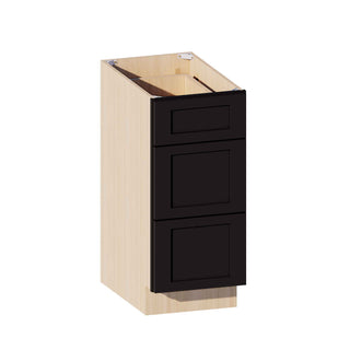 Iron Black - 15"W Vanity Drawer Base Cabinet