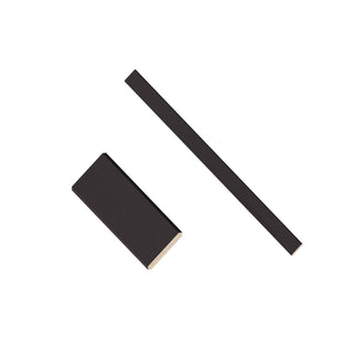 Iron Black - 1-7/8"W × 96"L Angled Crown Molding