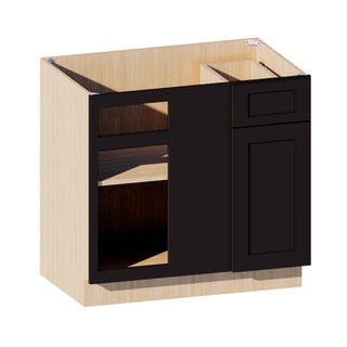 Iron Black - 39"W Blind Corner Base Cabinet