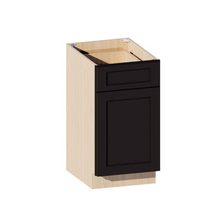 Iron Black - 18"W Trash Pull-Out Base Cabinet