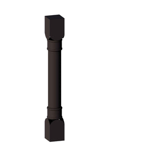 Iron Black - 3"W × 34-1/2"L Classic Decorative Leg