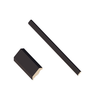 Iron Black - 2-1/8"W × 96"L Crown Molding