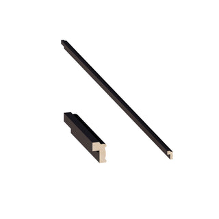 Iron Black - 2-1/4"W × 96"L Light Rail Molding
