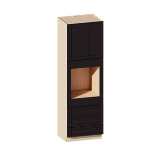 Iron Black - 30"W × 90"H Tall Oven Cabinet