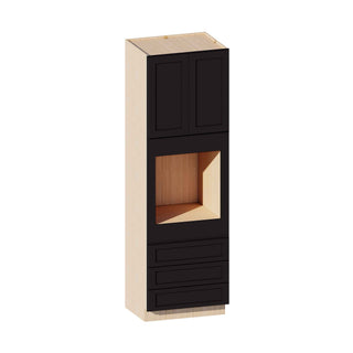 Iron Black - 30"W × 96"H Tall Oven Cabinet