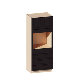 Iron Black - 33"W × 84"H Tall Oven Cabinet