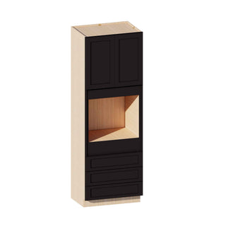Iron Black - 33"W × 90"H Tall Oven Cabinet