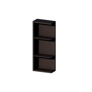 Iron Black - 6"W × 30"H Open Shelf Wall End Cabinet