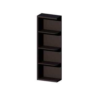 Iron Black - 6"W × 36"H Open Shelf Wall End Cabinet