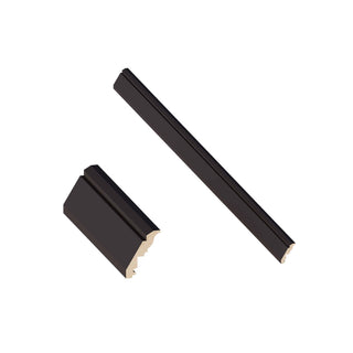 Iron Black - 3-5/16"W × 96"L Inset Crown Molding