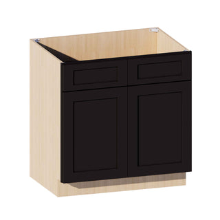 Iron Black - 33"W Sink Base Cabinet