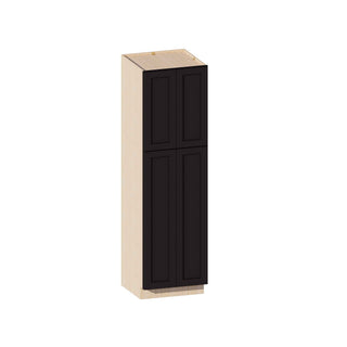Iron Black - 24"W × 84"H Tall Pantry Cabinet
