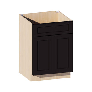 Iron Black - 24"W Vanity Sink Base Cabinet