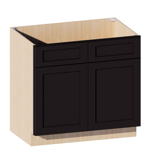 Iron Black - 36"W Vanity Sink Base Cabinet