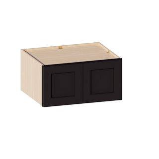 Iron Black - 30"W × 15"H Deep (24") Wall Bridge Cabinet