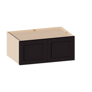 Iron Black - 36"W × 15"H Deep (24") Wall Bridge Cabinet