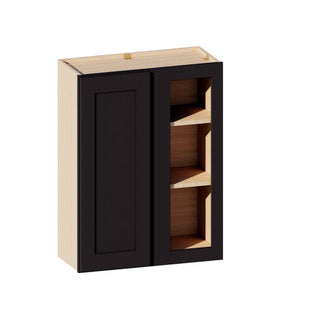 Iron Black - 27"W × 36"H Blind Corner Wall Cabinet