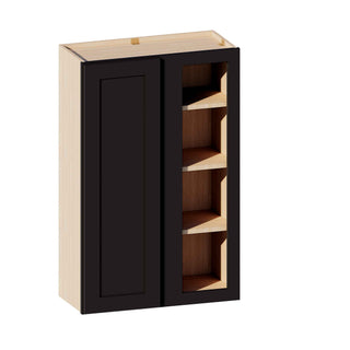 Iron Black - 27"W × 42"H Blind Corner Wall Cabinet