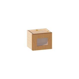 Treasure Chest - 15"W × 12"H Glass-Door Wall Cabinet
