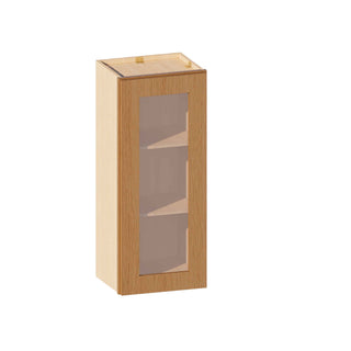 Treasure Chest - 15"W × 36"H Glass-Door Wall Cabinet