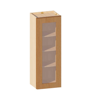 Treasure Chest - 15"W × 42"H Glass-Door Wall Cabinet