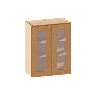 Treasure Chest - 24"W × 30"H Glass-Door Wall Cabinet