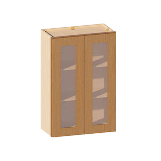 Treasure Chest - 24"W × 36"H Glass-Door Wall Cabinet